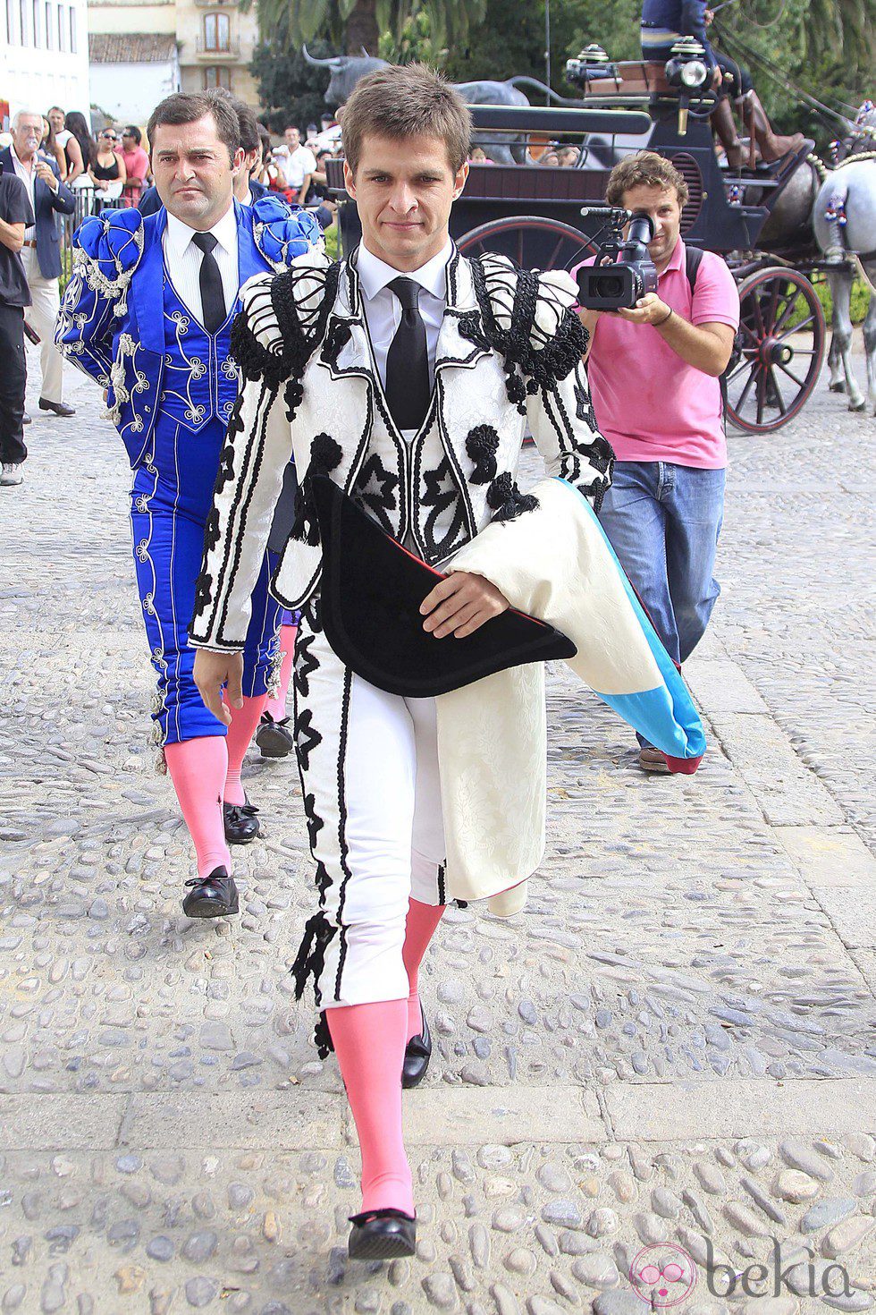 El Juli poco antes de torear en la corrida Goyesca de Ronda