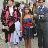 Cayetano Rivera, Fran Rivera y su hija Cayetana en la corrida Goyesca de Ronda