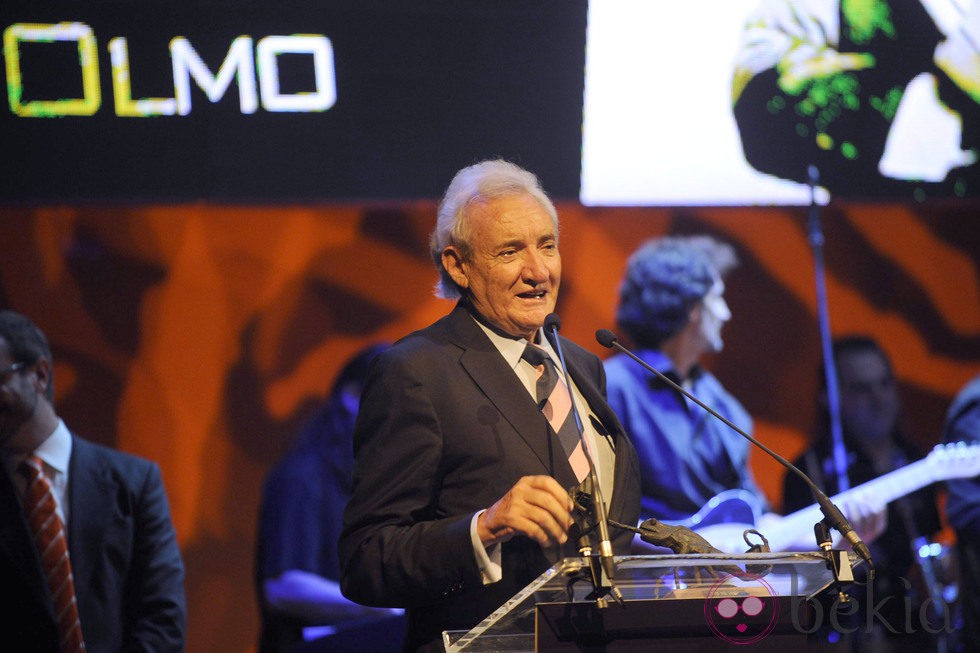 Luis del Olmo en la clausura del FesTVal de Vitoria