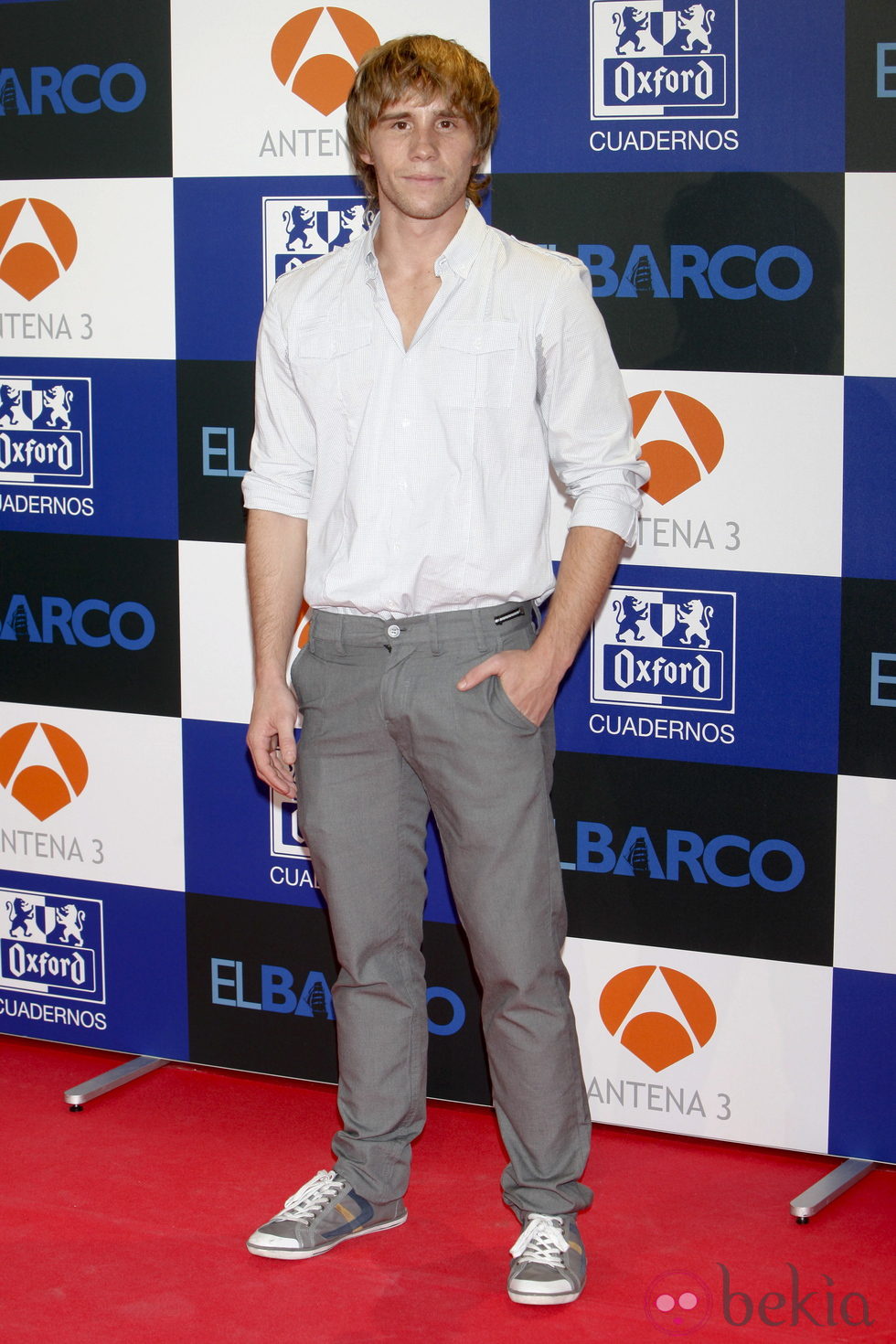 Bernabé Fernández en el estreno de la segunda temporada de 'El barco'