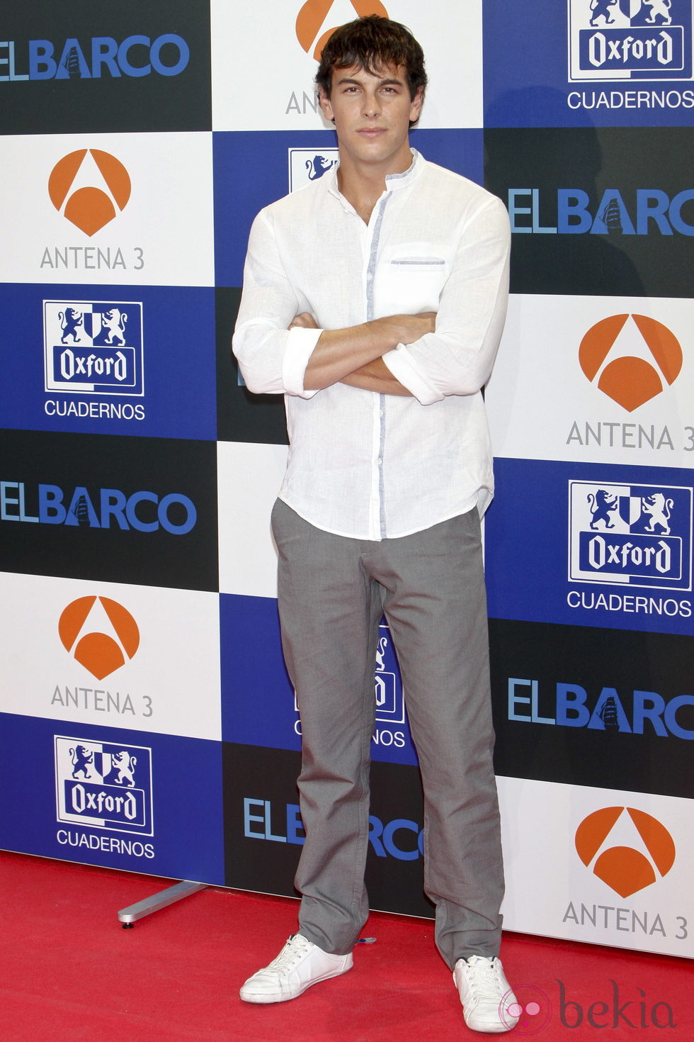 Mario Casas en el estreno de la segunda temporada de 'El barco'