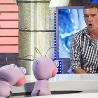 Antonio Banderas se divierte con Trancas y Barrancas en 'El hormiguero'