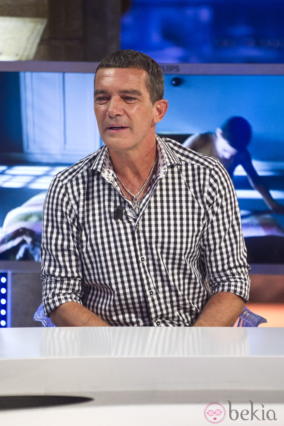 Antonio Banderas durante su participación en 'El hormiguero'