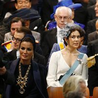 Los príncipes Federico y Mary de Dinamarca en la ceremonia de investidura de Guillermo Alejandro de Holanda