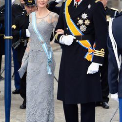 Los Príncipes Felipe y Letizia en la investidura de Guillermo Alejandro de Holanda