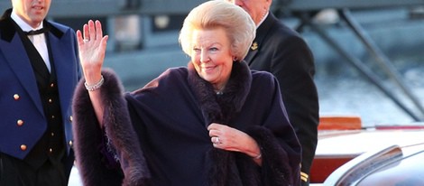 Beatriz de Holanda en la cena de gala por la coronación de Guillermo Alejandro de Holanda