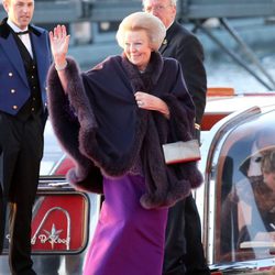 Beatriz de Holanda en la cena de gala por la coronación de Guillermo Alejandro de Holanda