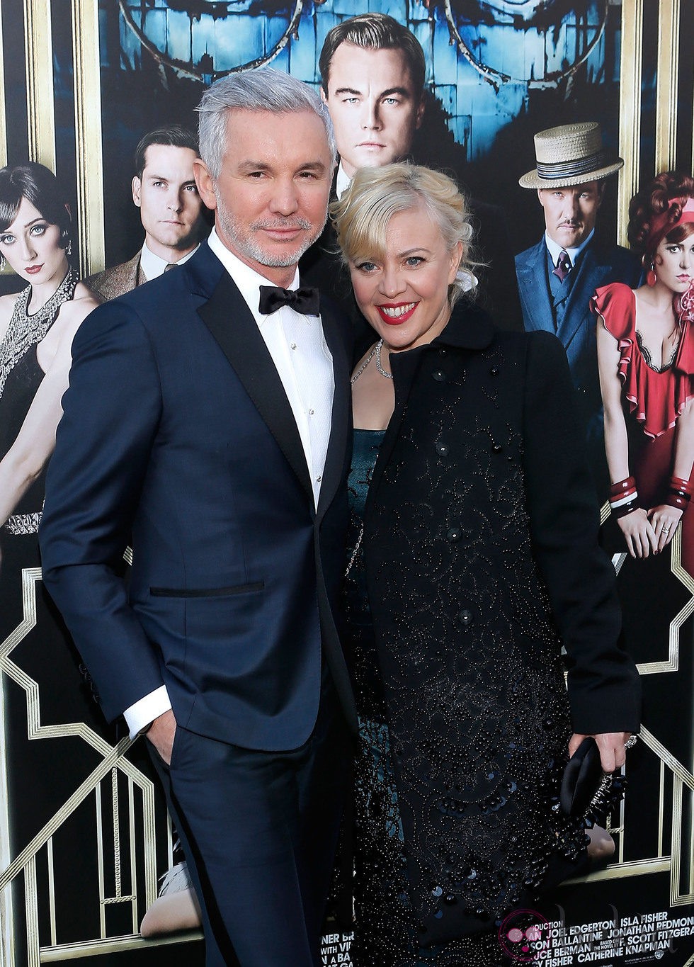 Baz Luhrmann y Catherine Martin en la premiere en Nueva York de 'El gran Gatsby'