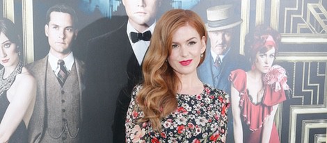 Isla Fisher en la premiere en Nueva York de 'El gran Gatsby'