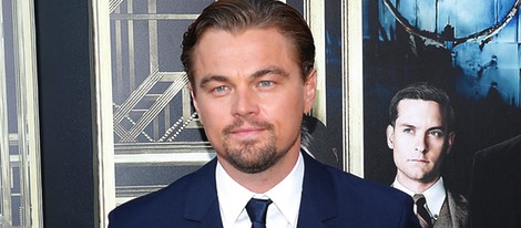 Leonardo Dicaprio posa para los fotógrafos en la premiere en Nueva York de 'El gran Gatsby'