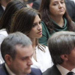 Sara Carbonero durante la entrega de la Medalla de Oro de la Comunidad de Madrid