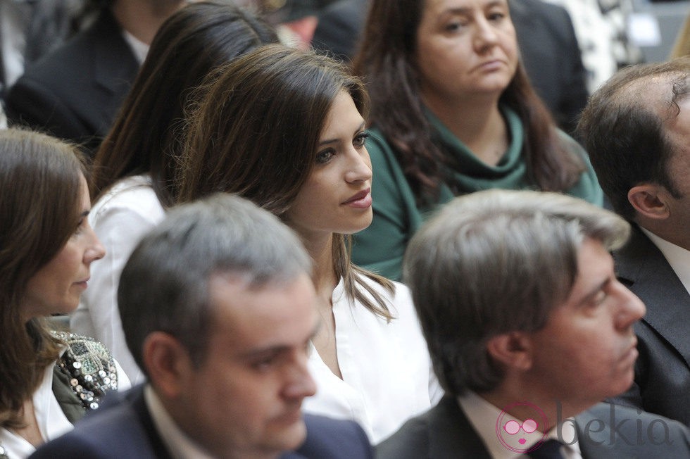 Sara Carbonero durante la entrega de la Medalla de Oro de la Comunidad de Madrid