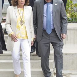 Ana Botella y Alejandro Blanco en la presentación del Madrid Open 2013