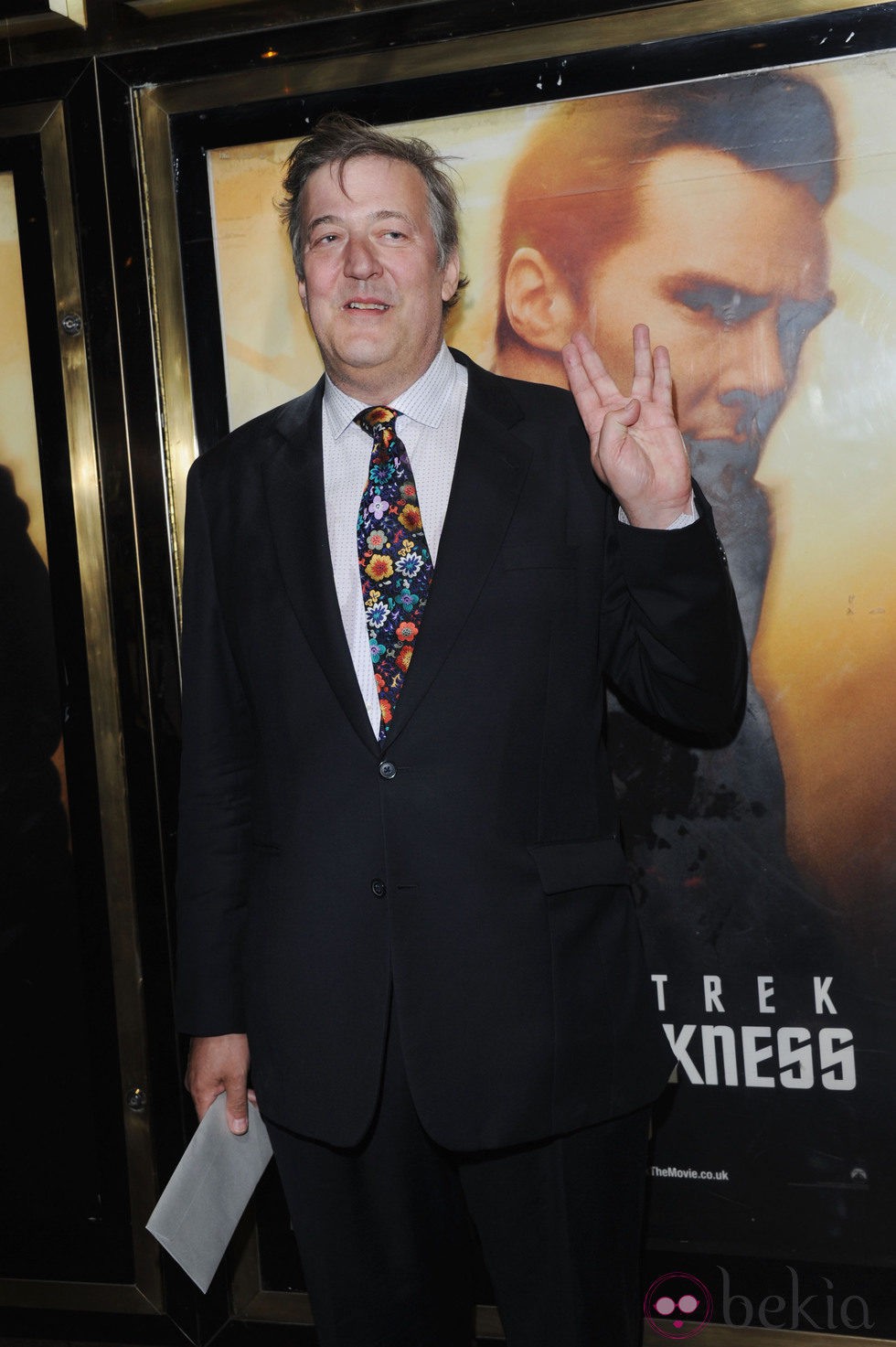 Stephen Fry en la premiere en Londres de 'Star Trek: En la oscuridad'