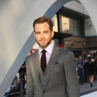 Chris Pine en la premiere en Londres de 'Star Trek: En la oscuridad'