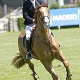 Sergio Álvarez compitiendo en el Concurso de Saltos de Madrid 2013