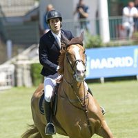 Sergio Álvarez compitiendo en el Concurso de Saltos de Madrid 2013