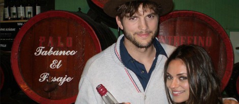 Ashton Kutcher y Mila Kunis en Jerez