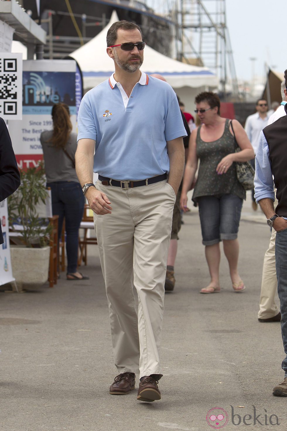 El Príncipe Felipe en el Náutico de Palma