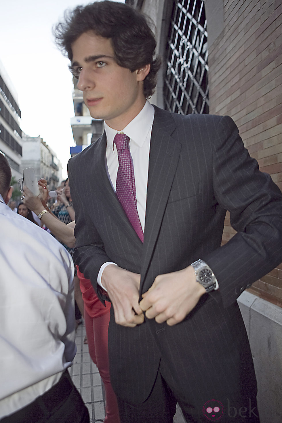 Fernando Fitz-James Stuart en la boda de Fernando Solís Tello y Eva Morejón