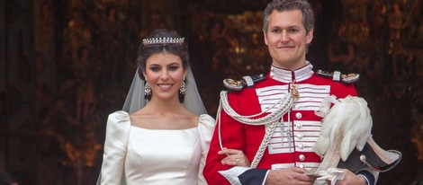 Fernando Solís Tello y Eva Morejón en su boda