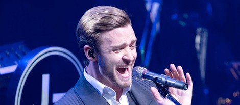 Justin Timberlake cantando durante su concierto en el Roseland Ballroom de Nueva York