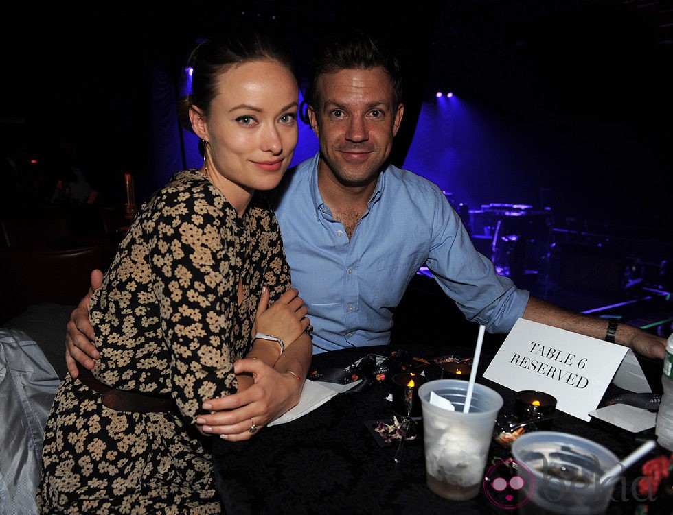 Olivia Wilde y Jason Sudeikis en el concierto de Justin Timberlake en el Roseland Ballroom de Nueva York