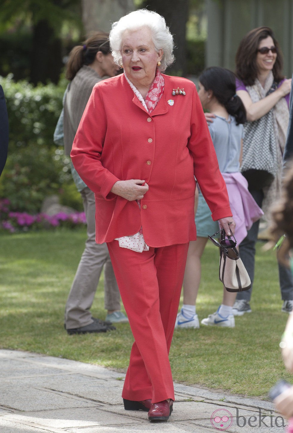 La Infanta Pilar en el Concurso de Saltos de Madrid 2013