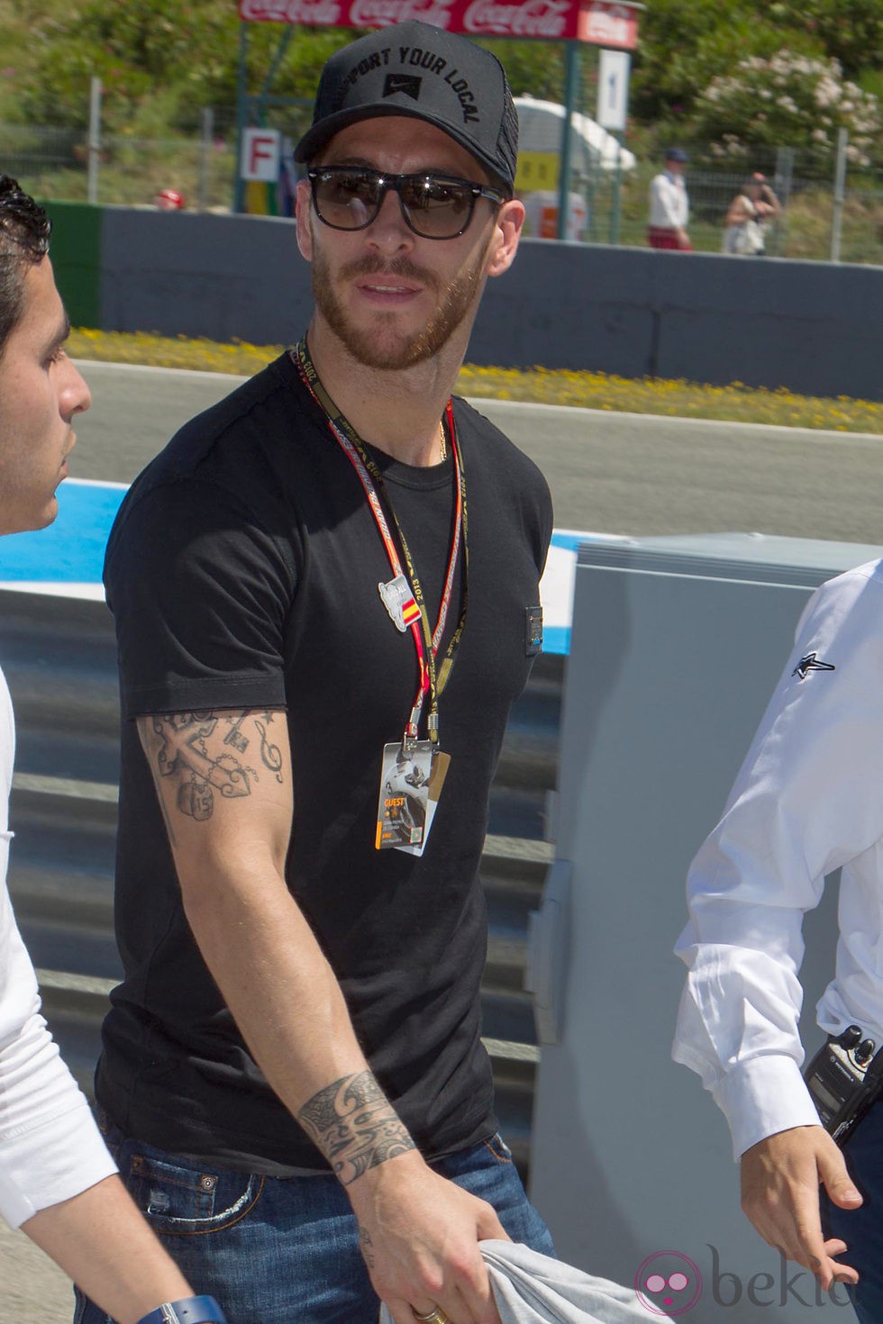 Sergio Ramos en el Gran Premio de España 2013 de MotoGP