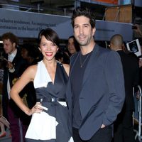 David Schwimmer y su mujer Zoe Buckman en una proyección de 'El Gran Gatsby' en Nueva York