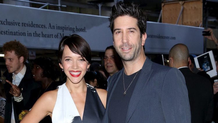 David Schwimmer y su mujer Zoe Buckman en una proyección de 'El Gran Gatsby' en Nueva York