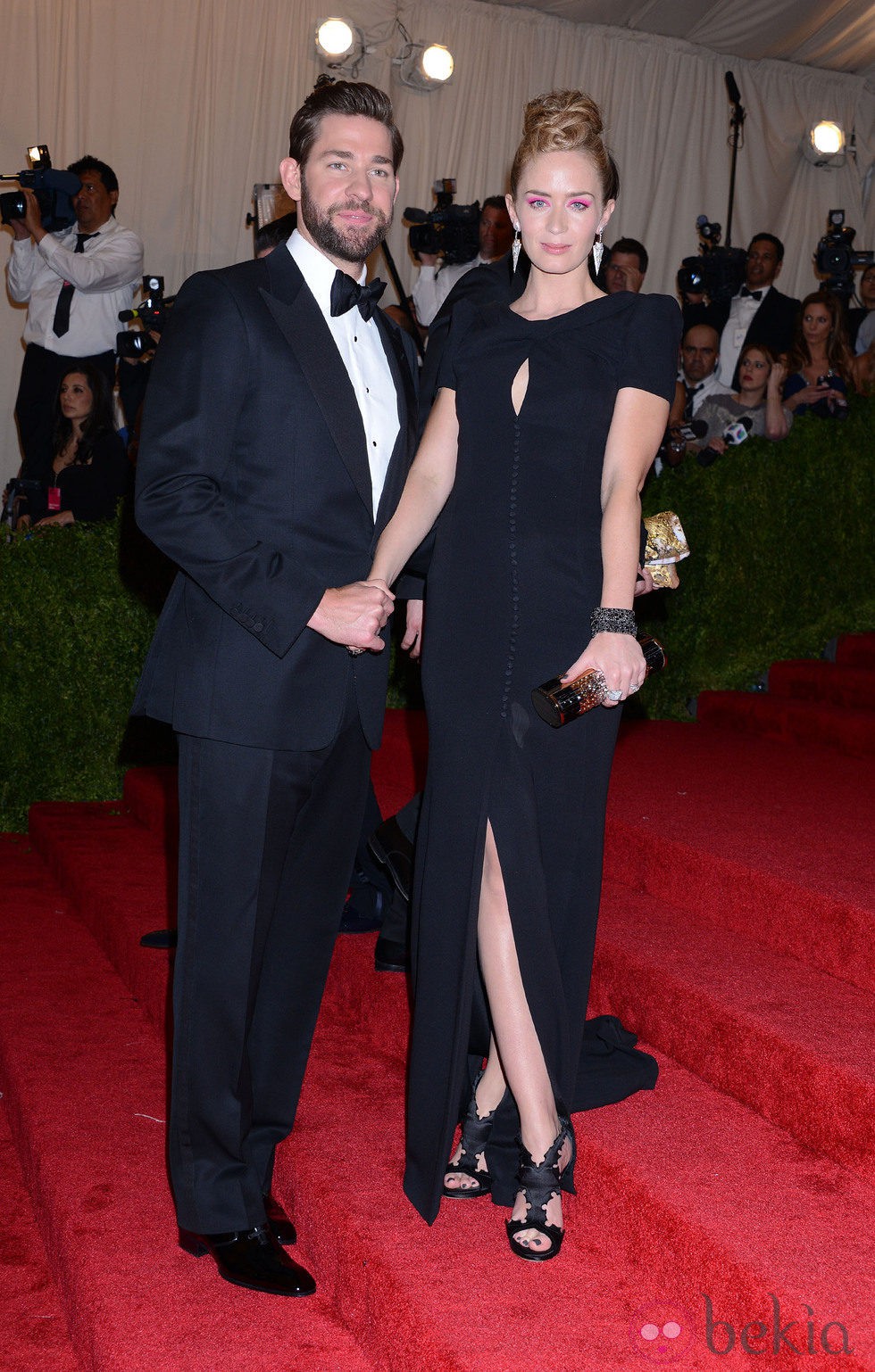 Emily Blunt y John Krasinski en la Gala del MET 2013