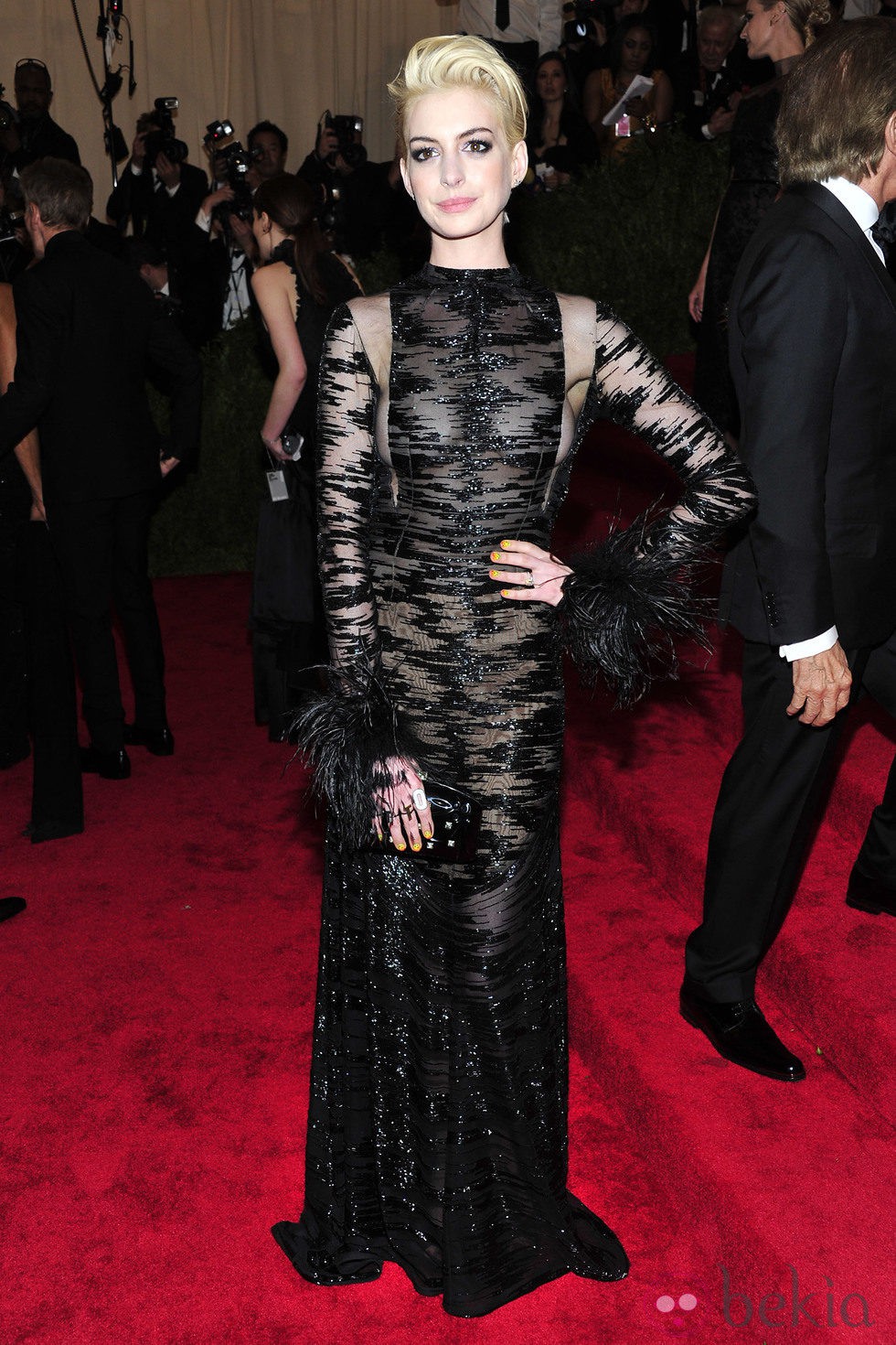 Anne Hathaway en la Gala del MET 2013