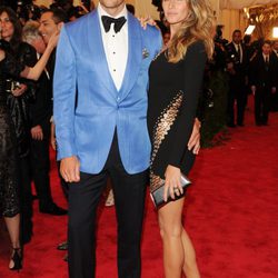 Gisele Bündchen y Tom Brady en la Gala del MET 2013