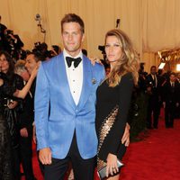 Gisele Bündchen y Tom Brady en la Gala del MET 2013