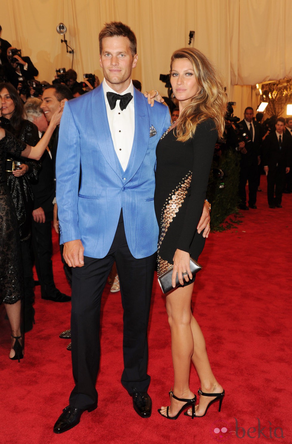 Gisele Bündchen y Tom Brady en la Gala del MET 2013