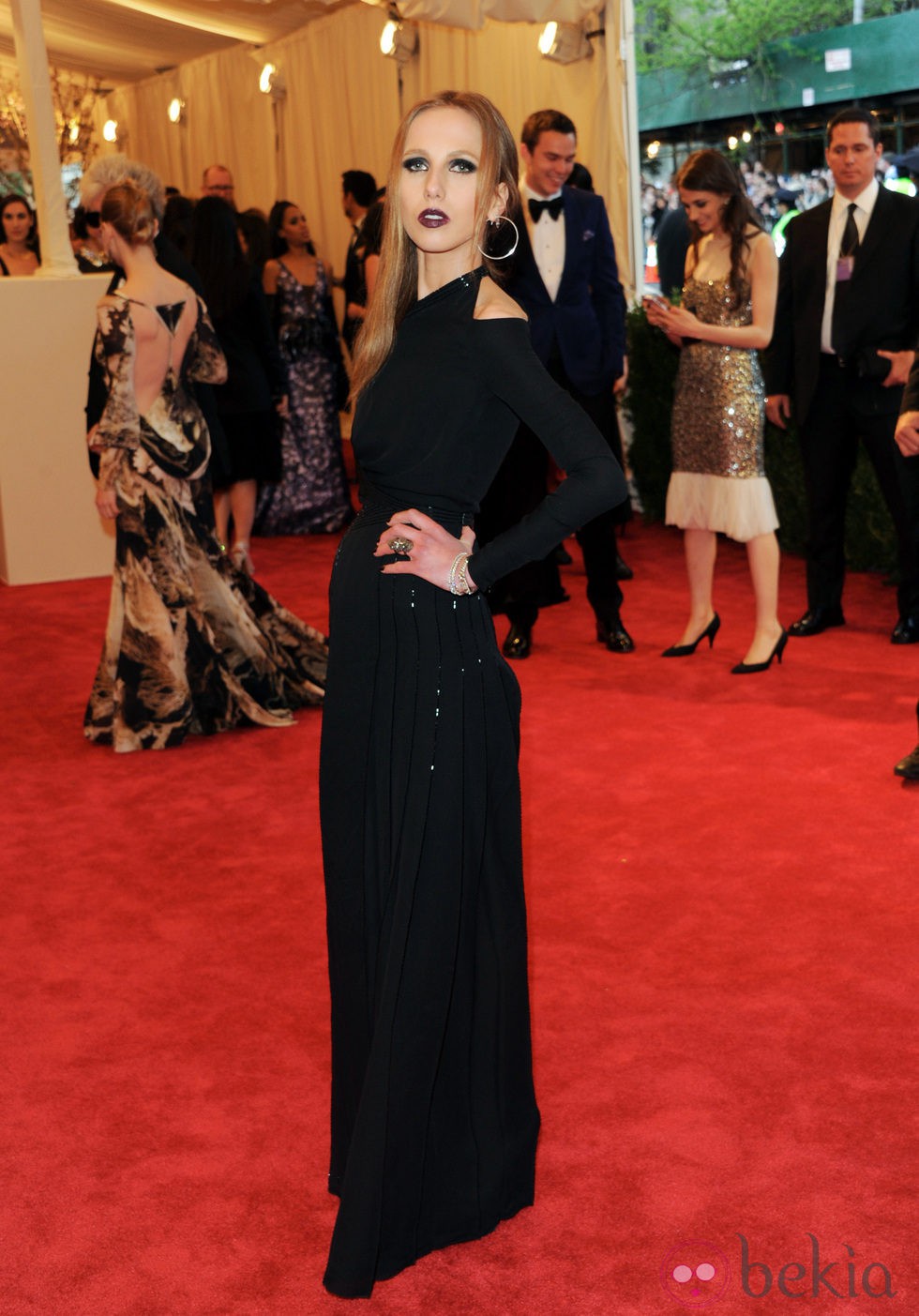 Allegra Versace en la Gala del MET 2013