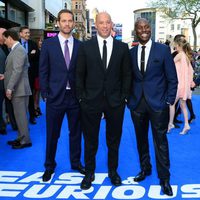 Paul Walker, Vin Diesel y Tyrese Gibson en el estreno mundial de 'Fast&Furious 6' en Londres