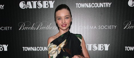 Miranda Kerr en una proyección de 'El Gran Gatsby' en Nueva York