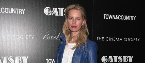 Karolina Kurkova en una proyección de 'El Gran Gatsby' en Nueva York