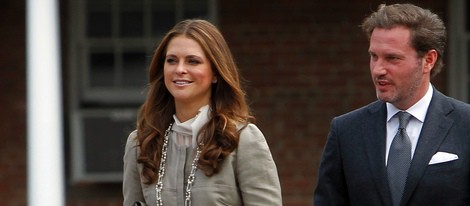 La Princesa Magdalena de Suecia y Chris O'Neill visitan Castle Clinton National Monument