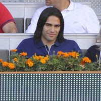 Radamel Falcao y Lorelei Tarón en el Open Madrid 2013