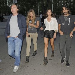 Israel Bayón, Cristina Sainz y Javier Hidalgo en el concierto de Lana del Rey en Madrid