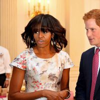 Michelle Obama y el Príncipe Harry en la Casa Blanca