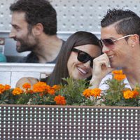 Irina Shayk y Crisiano Ronaldo en el Open Madrid 2013