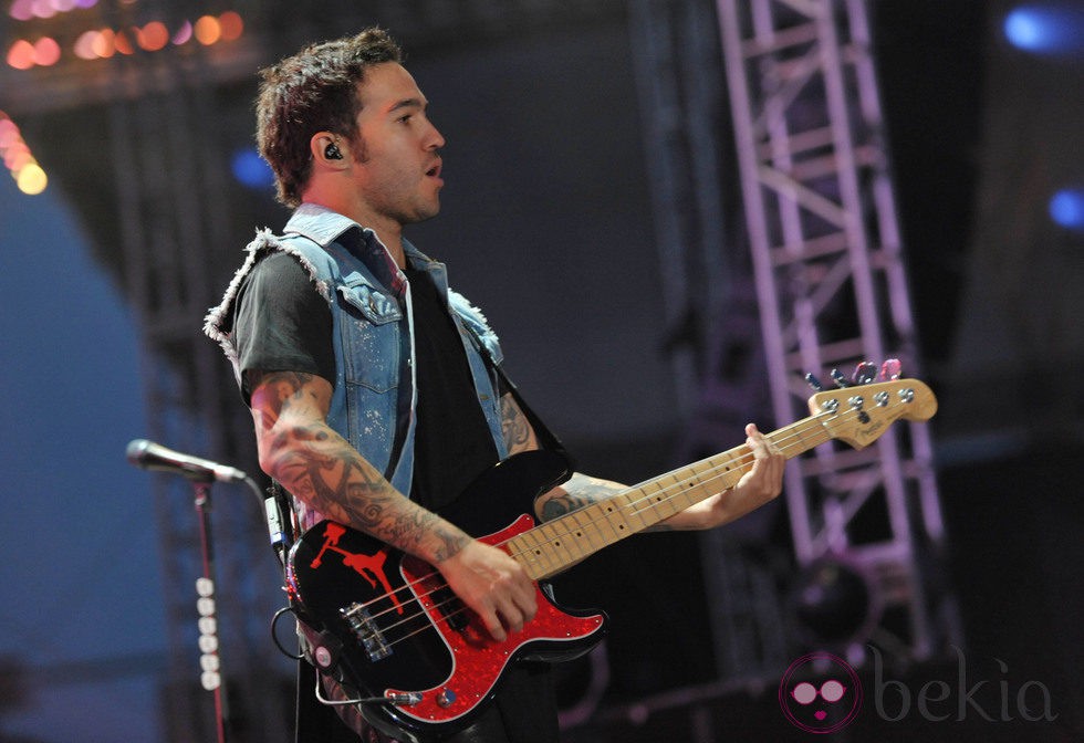 Pete Wentz de Fall Out Boy en el 'Wango Tango 2013'