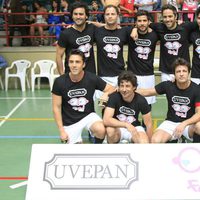 Equipo masculino del partido solidario en Madrid