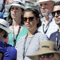 Blanca Suárez y Miguel Ángel Silvestre en la final del Open de Madrid 2013