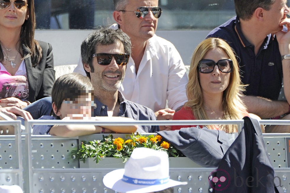 Jorge Fernández y Ainhoa Arbizu en la final del Open de Madrid 2013