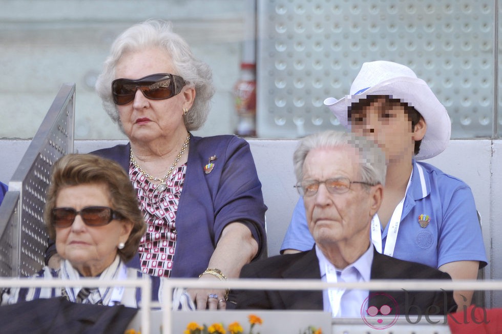 La Infanta Pilar en la final del Open de Madrid 2013